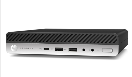 [1379586900047] PC HP 600G4 DESKTOP TINY 35W i5-8500T DDR4 2X4GB SD SSD 256GB NVME PCIE